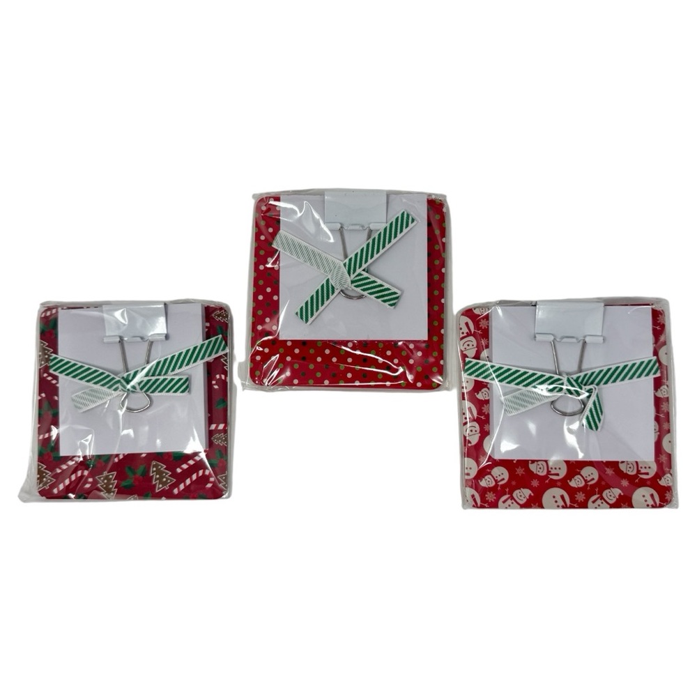 Current Christmas Coaster Notes - Set of 3